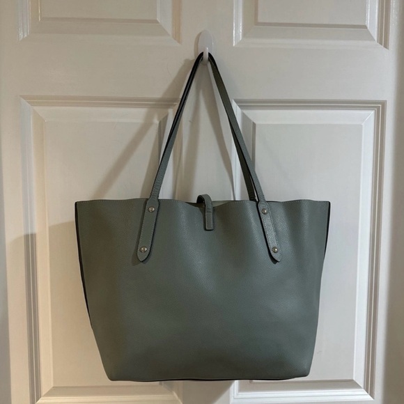 Coach Cornflower Blue Tote Bag Silver Hardware EUC with no tag - Picture 1 of 16